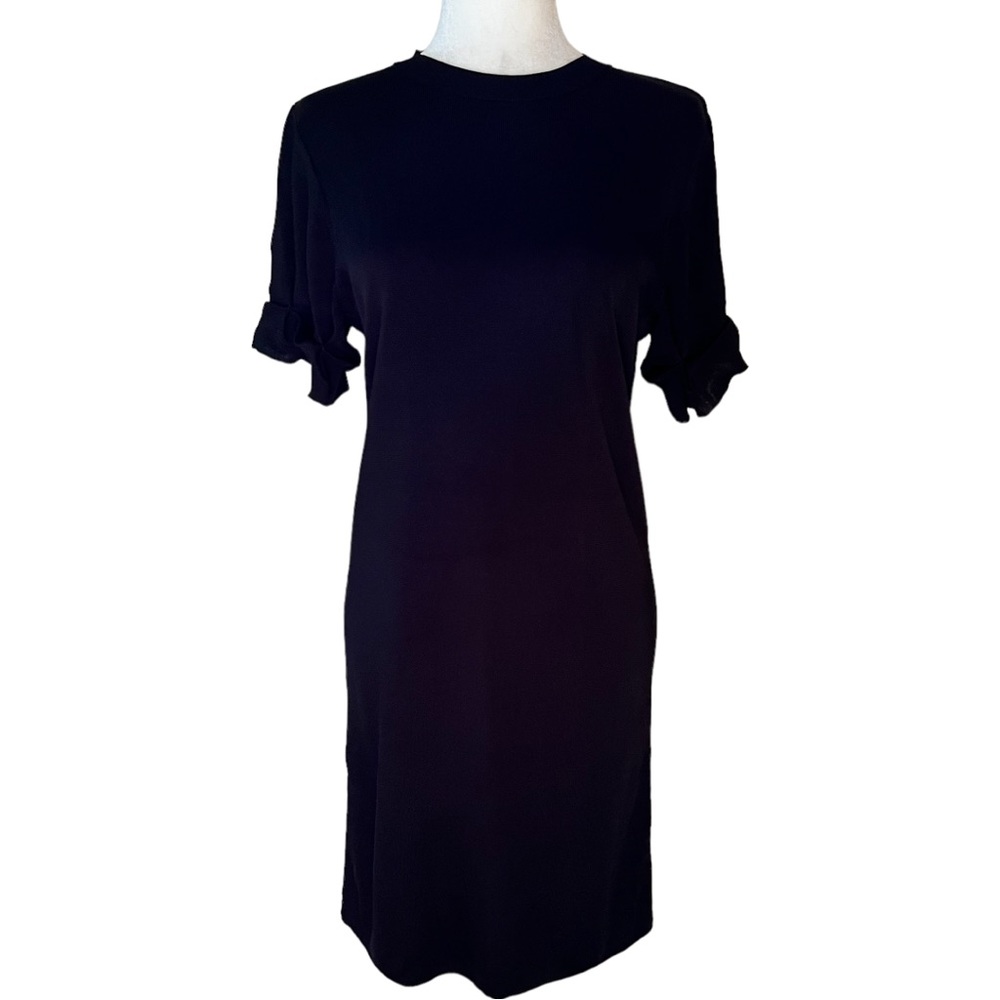 COS Crewneck Short Sleeve Black Dress Size XS